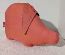 Vintage Marimekko Suomi Finland Pig Pillow Animal Pink Stuffed picture