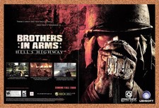 2008 Brothers In Arms Hells Highway PC Original Advertisement / Retro Promo v1 picture