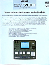 Original Yamaha Brochure for the QY700 Music Sequencer, Printed in Japan. picture