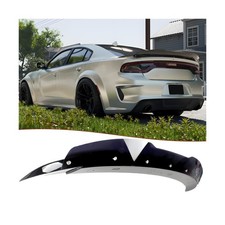 STSEV01 Rear Wickerbill Spoiler Wing Fit for Dodge Charger SE/SXT/SRT/GT/RT/D... picture
