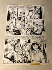 SHE original comic art MARVEL CLASSICS #24 USTANE IMMORTAL PUT TO DEATH 1977  picture