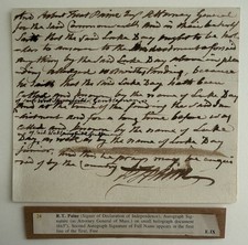 1788-1790 Robert Treat Paine Signed Manuscript Re Luke Day Shay’s Rebellion picture