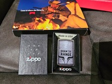 Zippo Malboro Roam the Range Promotional Lighter - New With Box Exclusive Rare picture