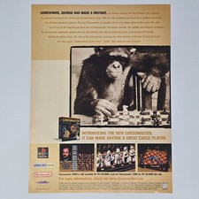 Chess Master PlayStation 1 PS1 Nintendo NES Mistake Print Ad/Poster picture