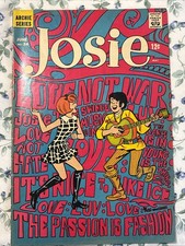1968 Archie Josie Psychedelic Love Not War #34 Comic Book picture