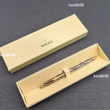 Rolex Vintage-Style Palladium-Finish Ballpoint Pen - New in Box - Luxury Ad Gift picture
