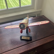 Wedell-Williams Gilmore Red Lion Racer Private Airplane Desk Wood Model WStand picture
