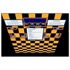 Hyper Sports Arcade Control Panel Overlay CPO With Textured Laminate picture