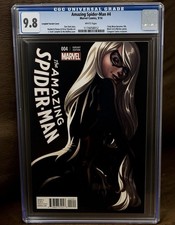 Amazing Spider-Man 4 CGC 9.8-J. Scott Campbell Variant-1st Appearance of Silk 🤤 picture