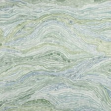 Kravet Couture Wavy Abstract Watercolor Print Fabric- Swami / Meadow 2.45 yds picture
