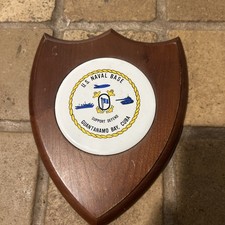 United States Navy Guantanamo Bay Cuba Militaria Plaque Vintage picture