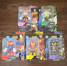 DC x Sonic the Hedgehog Action Figure Lot of 5 Sets Batman Flash Superman New picture