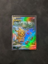 Shiny Magikarp & Pikachu Poncho Tag Team Holographic Display Card picture