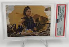 TESSA THOMPSON PSA AUTO card THOR RAGNAROK as VALKYRIE Signed Authentic MARVEL picture