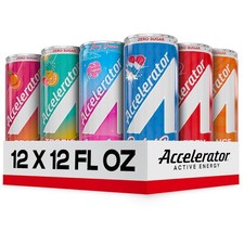 Accelerator Active Energy Drink, 12 fl oz (12 pack), Ultimate Variety picture