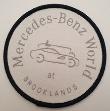 Mercedes-Benz World at Brooklands badge Patch. Prestige Luxury Car picture
