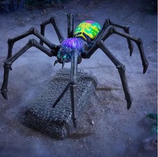 6 FT Wicked Woods Animated LED Creeping Spider FREE DELIVERY picture