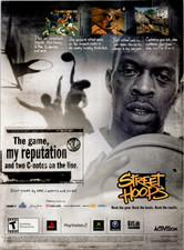 Activision Street Hoops Video Game Print Ad Magazine Advertisement 2002 picture