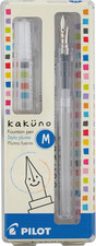 Pilot Kakuno Fountain Pen Extra Fine Nib Clear Barrel Black Ink Pack of 1 picture