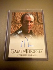 2012 GOT Stephen Dillane Stannis Baratheon Autograph picture