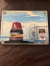 Rare Vintage Key West Southernmost Point Buoy Plaque Off Duvall St 7.75x10.25” picture