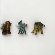 Suicune Entei Raikou Pokémon Beasts Official Collector Enamel Pins 2017 TRIO picture