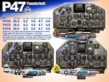 P47 THUNDERBOLT COCKPIT instrument panel CDkit picture