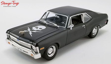 Greenlight GMP HWY-18925 1:18 1971 Chevrolet Nova - Matte Black (Death Proof) picture