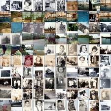 x100 LOT c1910s-1980s Military Dolphins Snapshot Photos Baseball Horses Parade picture