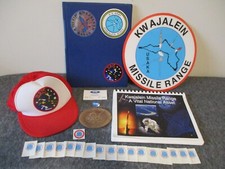 1990-2000s NASA US ARMY KWAJALEIN MISSILE RANGE-WALL HANGER/DECALS+ PRESENTATION picture