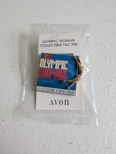 Avon The Olympic Woman Atlanta 1996 Pin Collectible Tac Pin NIP New in Package picture