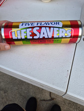 Life Savers Five Flavor Candy Advertising Tin, 6.36 oz picture