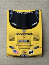 WOW Curved Chevrolet Corvette C5-R Daytona 24hrs  Race Car Hood Style Sign picture
