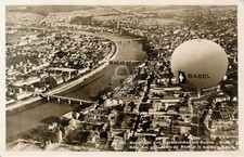 1932 Switzerland Gordon Bennett Balloon Flight RPPC Photo Postcard COPY picture