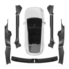 10Pcs for Tesla Model Y Juniper(2025-2026) Matte Black Door Sill Protector wi... picture