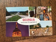 Georgia Interstate 75 and US 41 Greetings Postcard picture