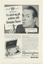 Remington Bob Hope Paleface Shavers Solved My Gift Problems 1948 Vintage Ad picture