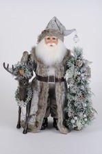Karen Didion Originals The Lighted Snow Covered Wilderness Santa CC16-259 picture