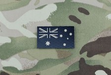 Mini Australian IR Flag Patch Task Force 66 SOTG SASR 2 Cdo Tan/Black Infrared picture
