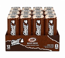 *NEW* A&W Root Beer Ghost Energy Drink 12x 16oz cans SAME DAY SHIPPING picture