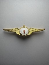 Vtg ROC Taiwan Air Force Staff College 3rd Class Graduation Wing Badge Case picture