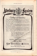 1905 Atterbury System Clothing Print Ad Vintage Ephemera Wall Art Decor picture