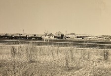Emporia KS Train Railroad Cars 1938 Photograph Picture Vintage picture