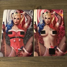 Power Hour #1 HARLEY QUINN Cosplay Shikarri Trade Cover - 2 Issues NM+ MUST SEE picture