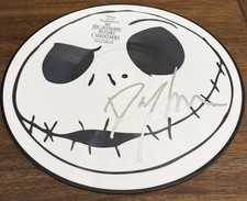 DANNY ELFMAN Signed THE NIGHTMARE BEFORE CHRISTMAS PICTURE DISC BECKETT BX50600 picture