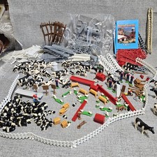 ERTL Farm Country Ranch 9 Farmers Cows Pigs Dogs Chickens Fence Stickers Lot 170 picture