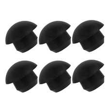 6PCS 8mm Flat-Head Hydraulic Bottle Jack Oil Filler Plug Rubber Black Jack Oil picture