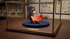 Vintage 1958 1966 Snoopy Pilot Flying Ace Doghouse Plane Peanuts Rare Toy Car picture