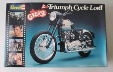 CYCLE LORD GREASE VINTAGE 1982 REVELL TRIUMPH TIGER 100 MOTORCYCLE 1/8 MODEL KIT picture