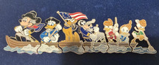 2003 Disney Crossing the Delaware 6 piece Pin Set picture